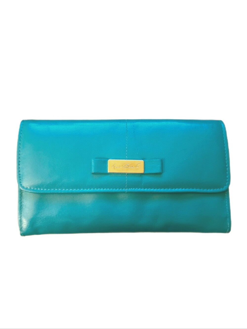 Vintage Glorial Vanderbilt Wallet Teal Colored